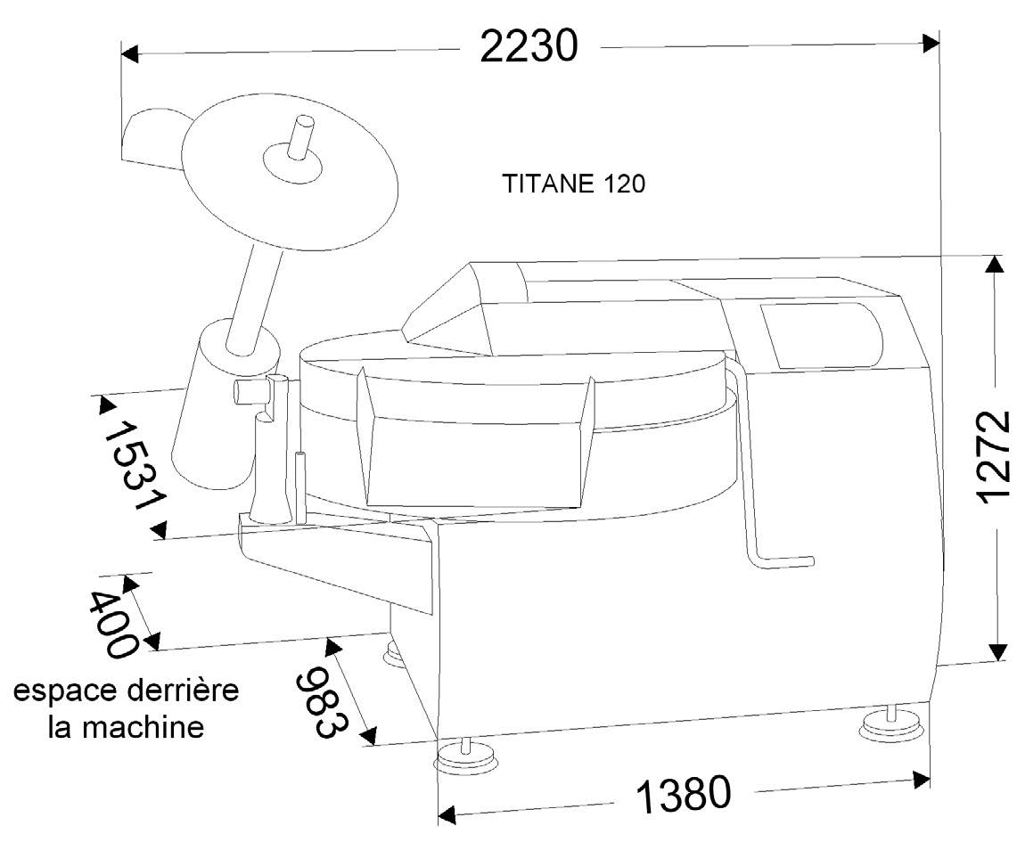 Куттер Titan  Cutter 120V